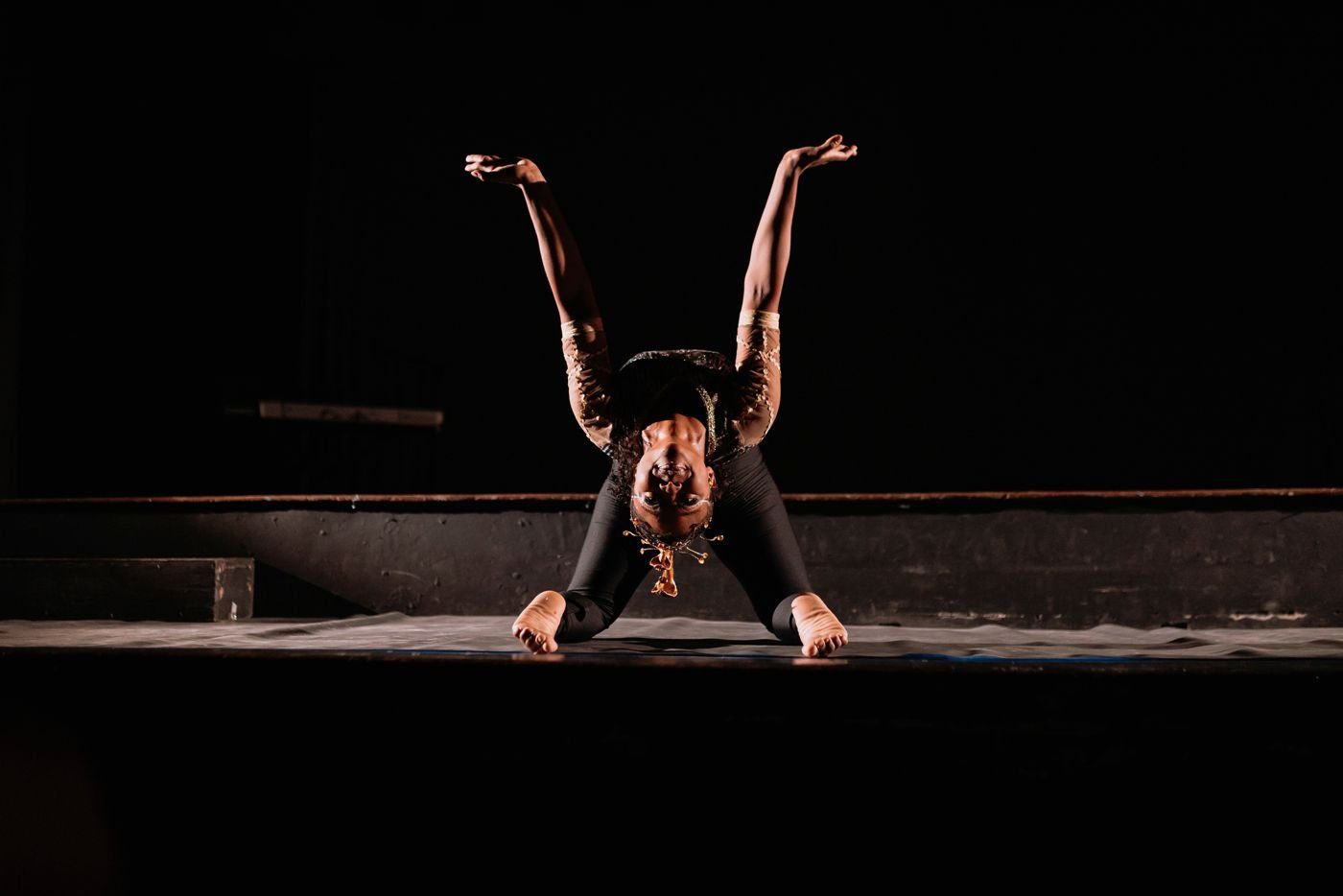 Apresentação de dança no festival